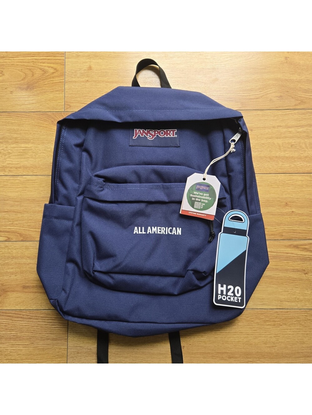 PROMO: Warner Bros All American TV Series NWT Jansport SuperBreak Navy Backpack